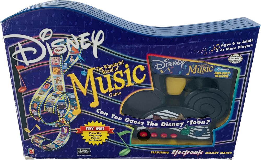 Disney The Wonderful World Of Music Game 2002 Mattel Electronic Melody Tested